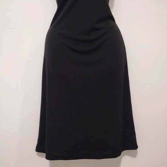 Identity - Black Spaghetti Straps Midi Dress - Picture 5 of 12